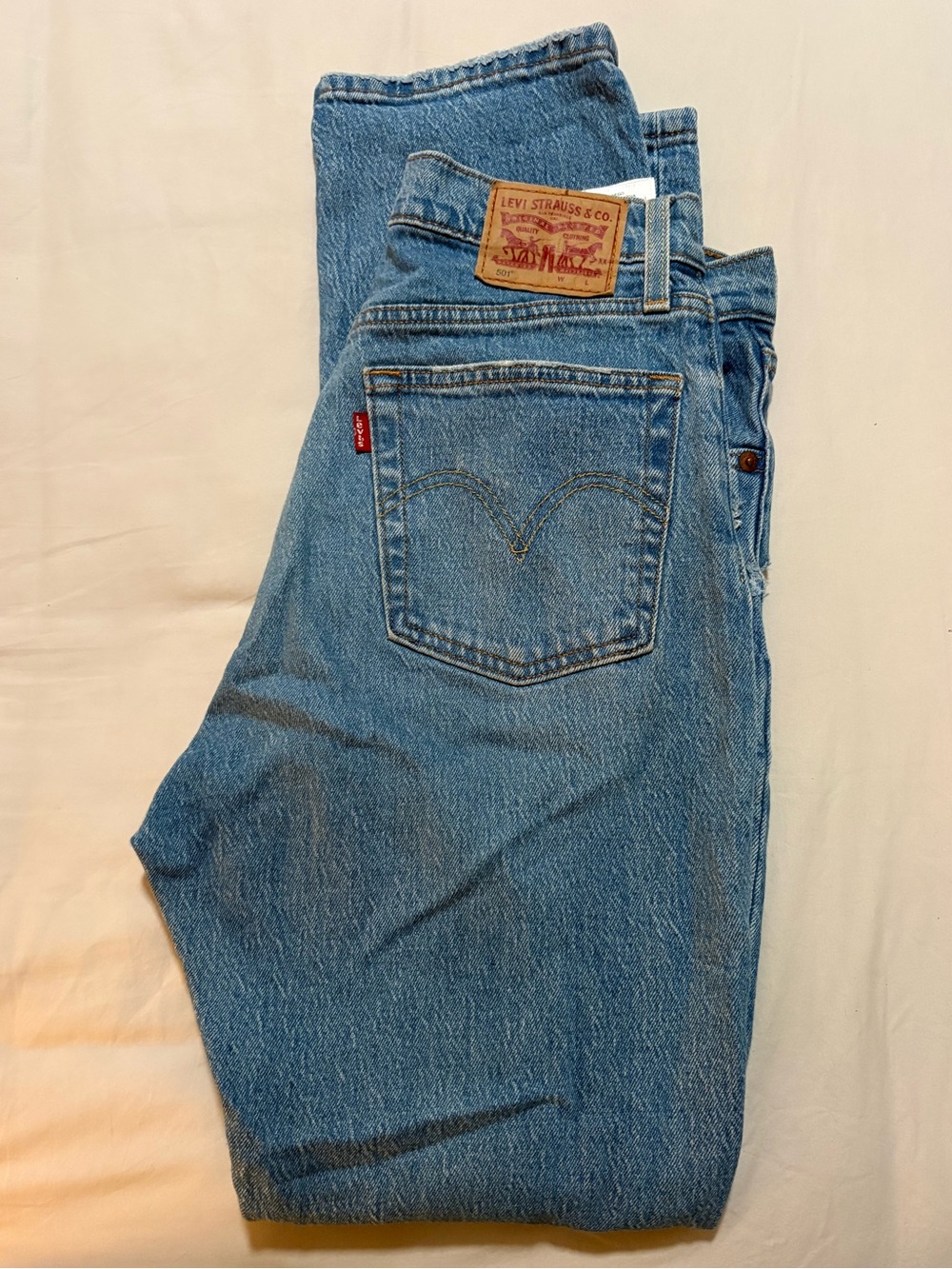 Levi’s 501 Original Distressed Straight Leg Jeans W28 L30